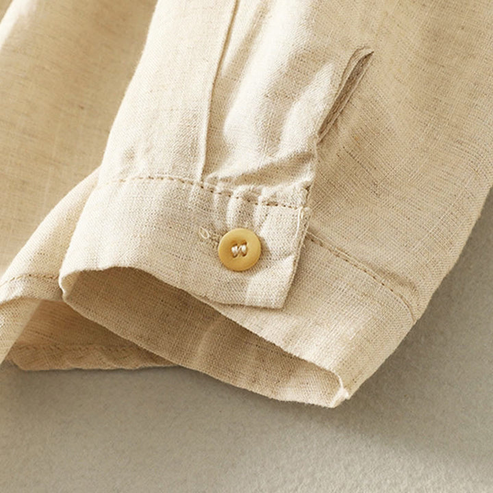 Buddha Stones春の刺繍フラワー 長袖 レディース ボタンシャツ - image 9