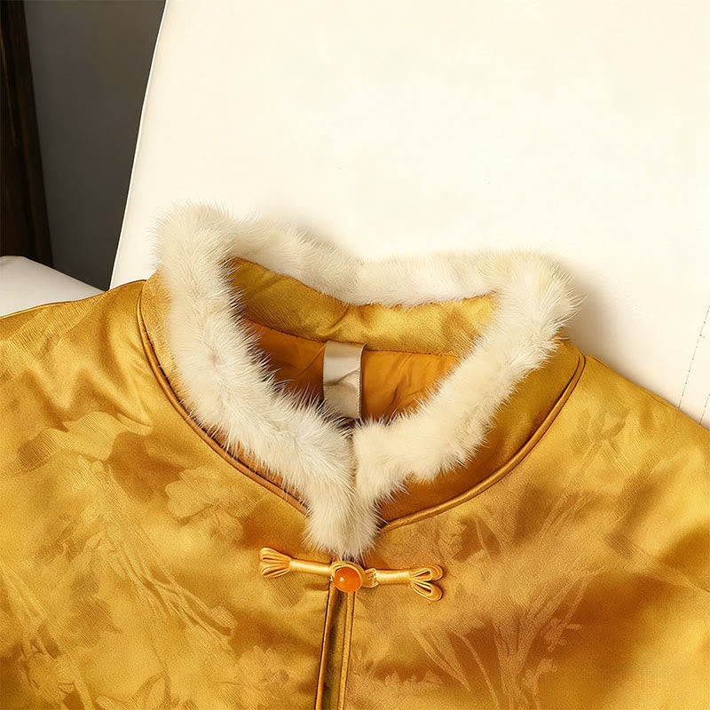 Buddha Stonesカエルボタン 伝統的な中国模様 レディース 長袖 厚手ジャケット  - image 2