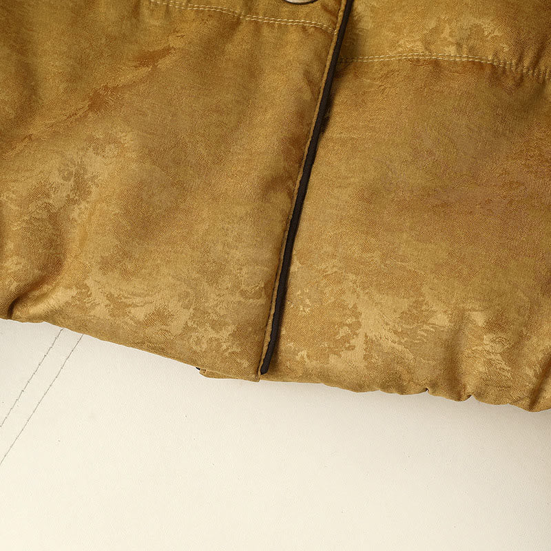 Buddha Stonesフロッグボタン ダークパターン ジャカード レディース 長袖 厚手 ジャケット ポケット付き - image 8