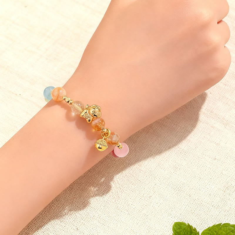 Buddha Stones午年 シトリン アメジスト 各種クリスタル守護ブレスレット - image 10