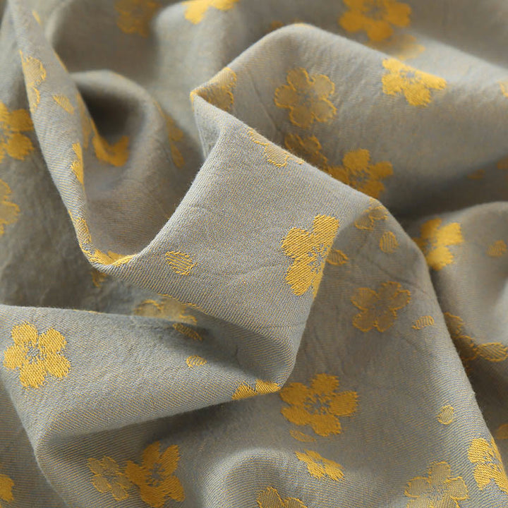 Buddha Stones 2点セット カラフルフローラル 長袖 カエルボタン シャツパンツ ポケット付き 純綿 セット  - image 1