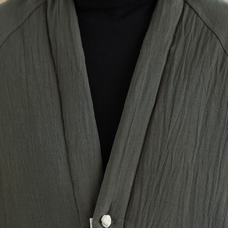 Buddha Stones冬用長袖コットンレディースサーマルジャケット（ポケット付き） - image 20