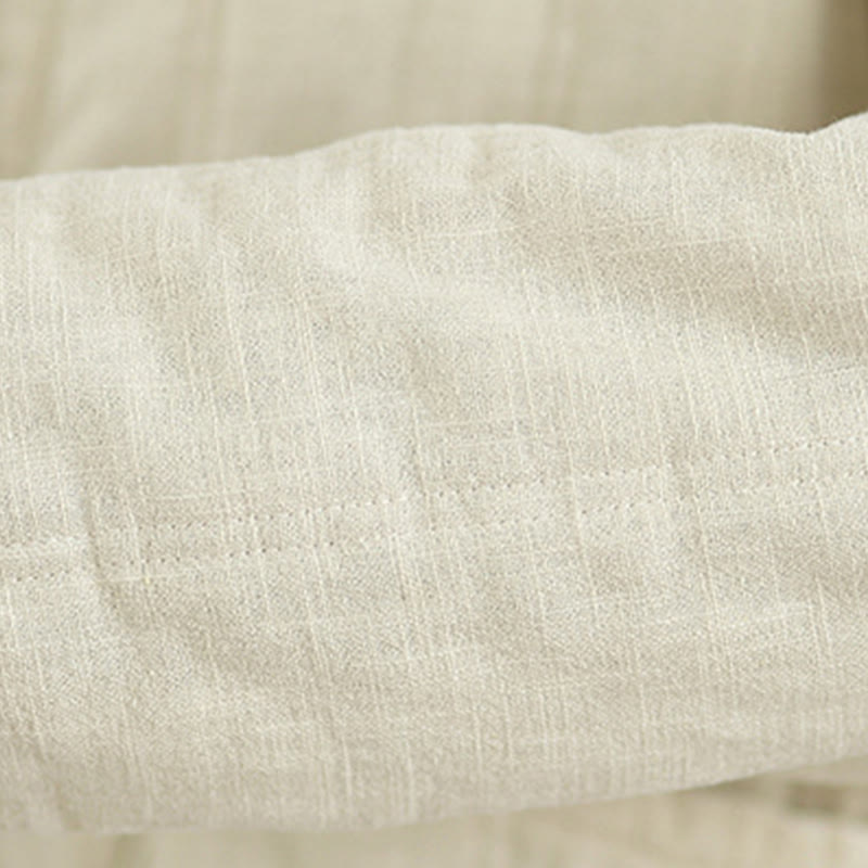 Buddha Stones冬用 無地 長袖 コットン レディース サーマルジャケット ポケット付き - image 14