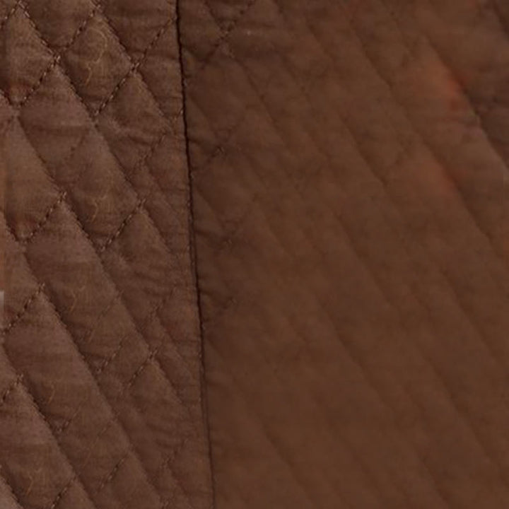 Buddha Stonesダイヤモンド柄ミドル丈レディースコットンコート（ポケット付き） - image 20