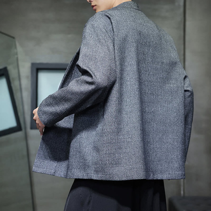 Buddha Stones春秋 無地 長袖 メンズ ジャケット - image 3