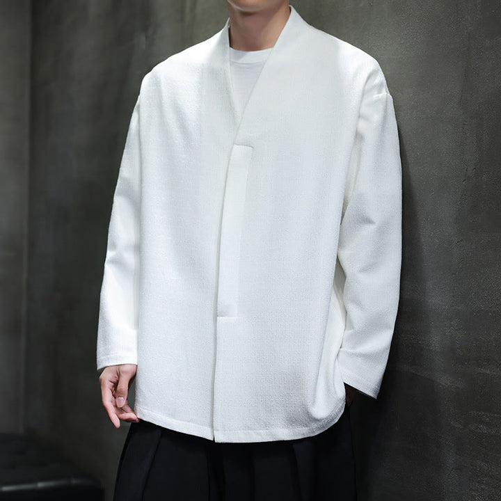 Buddha Stones春秋 無地 長袖 メンズ ジャケット - image 16