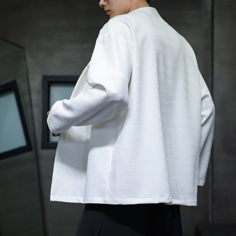 Buddha Stones春秋 無地 長袖 メンズ ジャケット - image 15