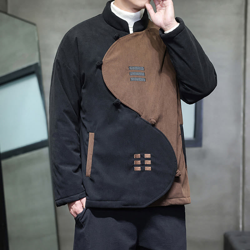 Buddha Stones冬陰陽コーデュロイ 長袖 メンズ ジャケット ポケット付き - image 7