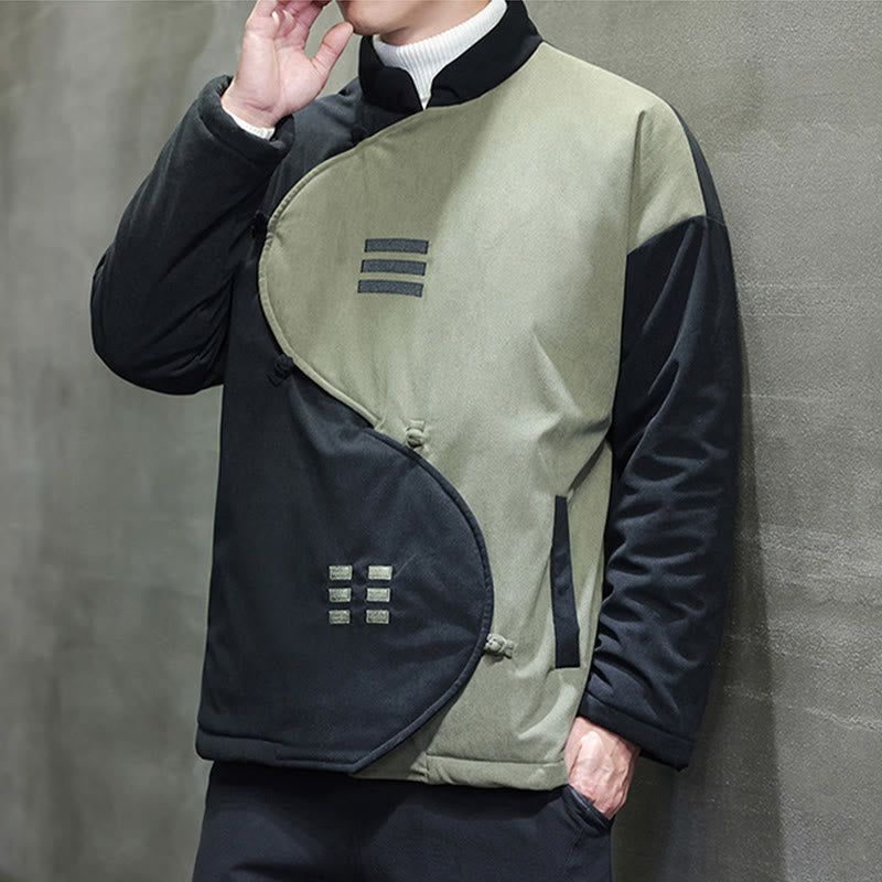 Buddha Stones冬陰陽コーデュロイ 長袖 メンズ ジャケット ポケット付き - image 17