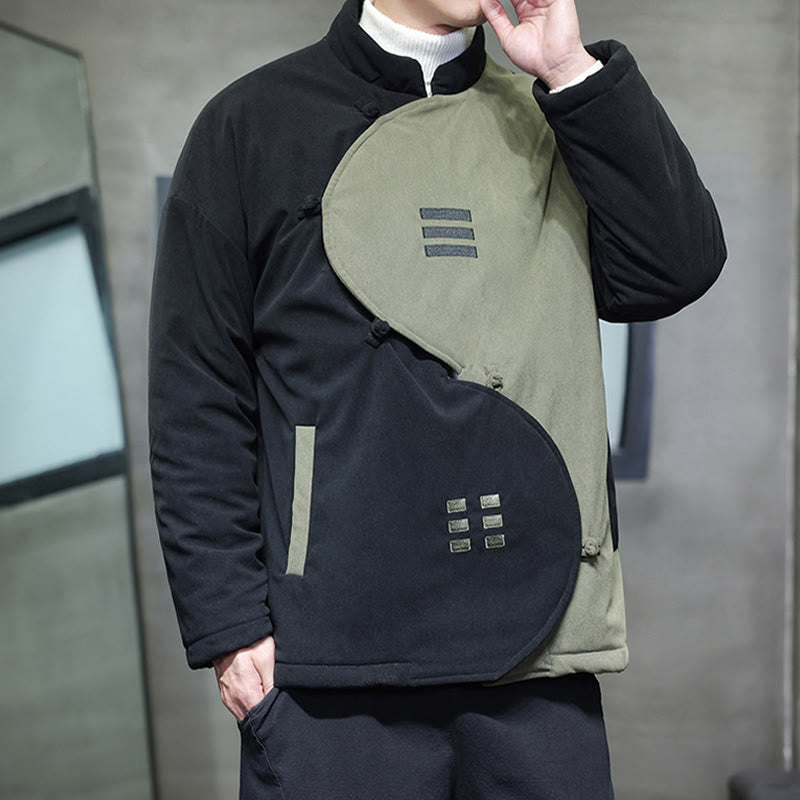 Buddha Stones冬陰陽コーデュロイ 長袖 メンズ ジャケット ポケット付き - image 16