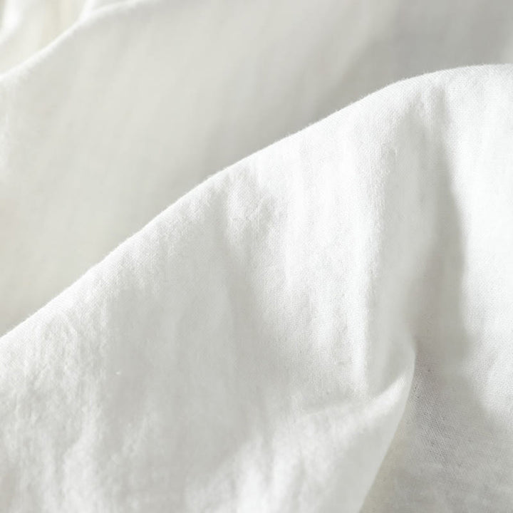 Buddha Stones春 コントラストボタンダウン ロングスリーブ レディース コットンシャツ - image 11