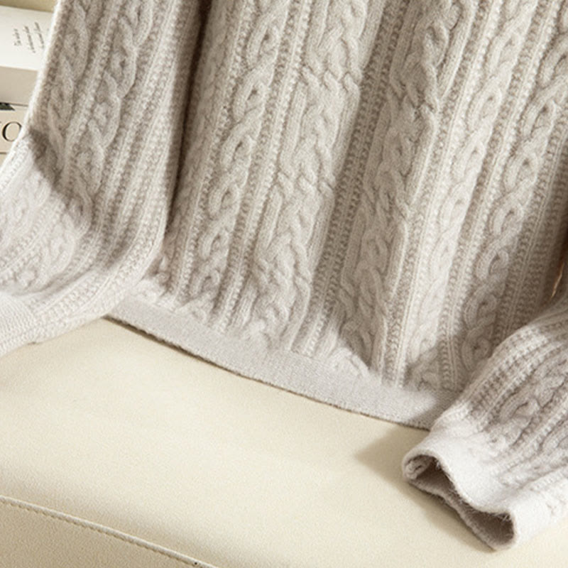 Buddha Stonesカジュアル 冬 ツイストボタンデザイン コットン レディース 長袖 ニットカーディガン - image 39