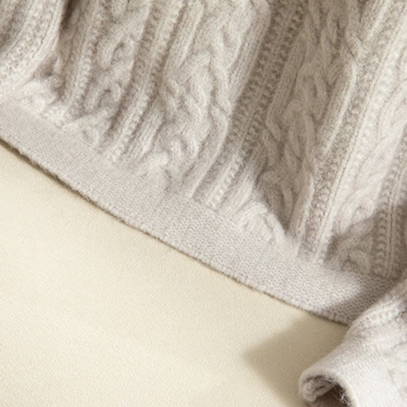 Buddha Stonesカジュアル 冬 ツイストボタンデザイン コットン レディース 長袖 ニットカーディガン - image 40