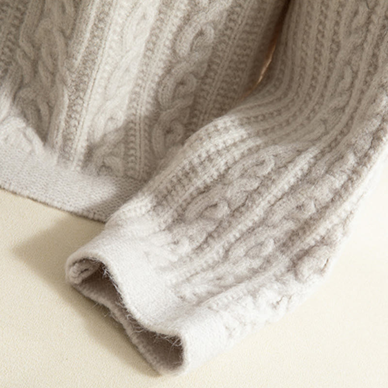 Buddha Stonesカジュアル 冬 ツイストボタンデザイン コットン レディース 長袖 ニットカーディガン - image 41