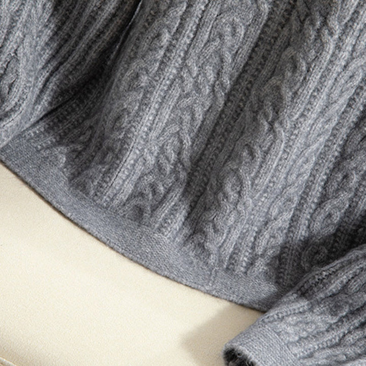 Buddha Stonesカジュアル 冬 ツイストボタンデザイン コットン レディース 長袖 ニットカーディガン - image 23