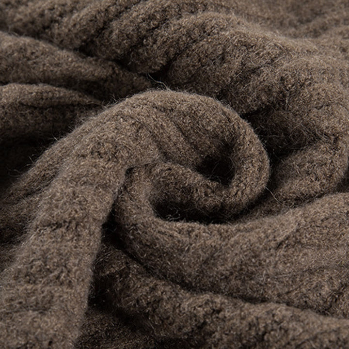 Buddha Stonesカジュアル 冬 ツイストボタンデザイン コットン レディース 長袖 ニットカーディガン - image 14