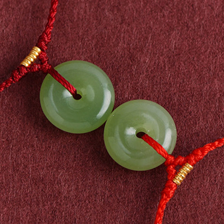 Buddha Stones天然和田翡翠平和のお守りチャームストリング 豊穣ブレスレット アンクレット - image 12