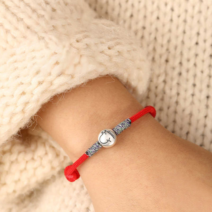 Buddha Stones999スターリングシルバー 馬年 十二支 紐編み幸運ブレスレット - image 36