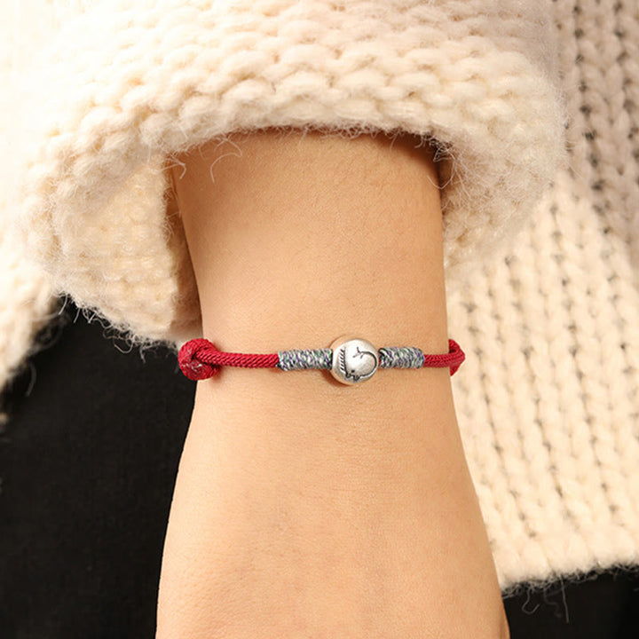 Buddha Stones999スターリングシルバー 馬年 十二支 紐編み幸運ブレスレット - image 9