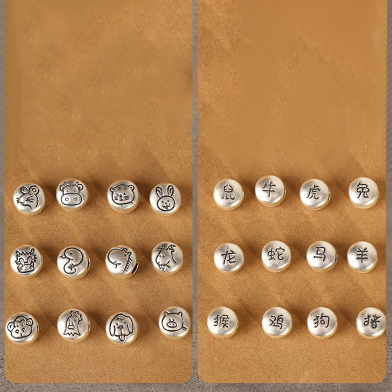 Buddha Stones999スターリングシルバー 馬年 十二支 紐編み幸運ブレスレット - image 55