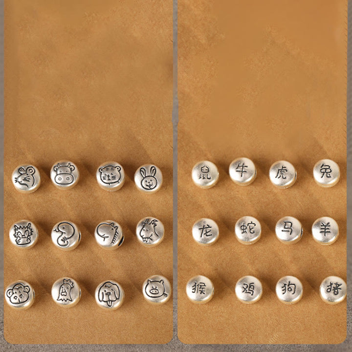 Buddha Stones999スターリングシルバー 馬年 十二支 紐編み幸運ブレスレット - image 55