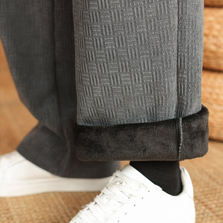 Buddha Stones 2点セット 冬用 無地 メンズ 唐装 カエルボタン コットン 長袖 ジャケット パンツ セット ポケット付き - image 16