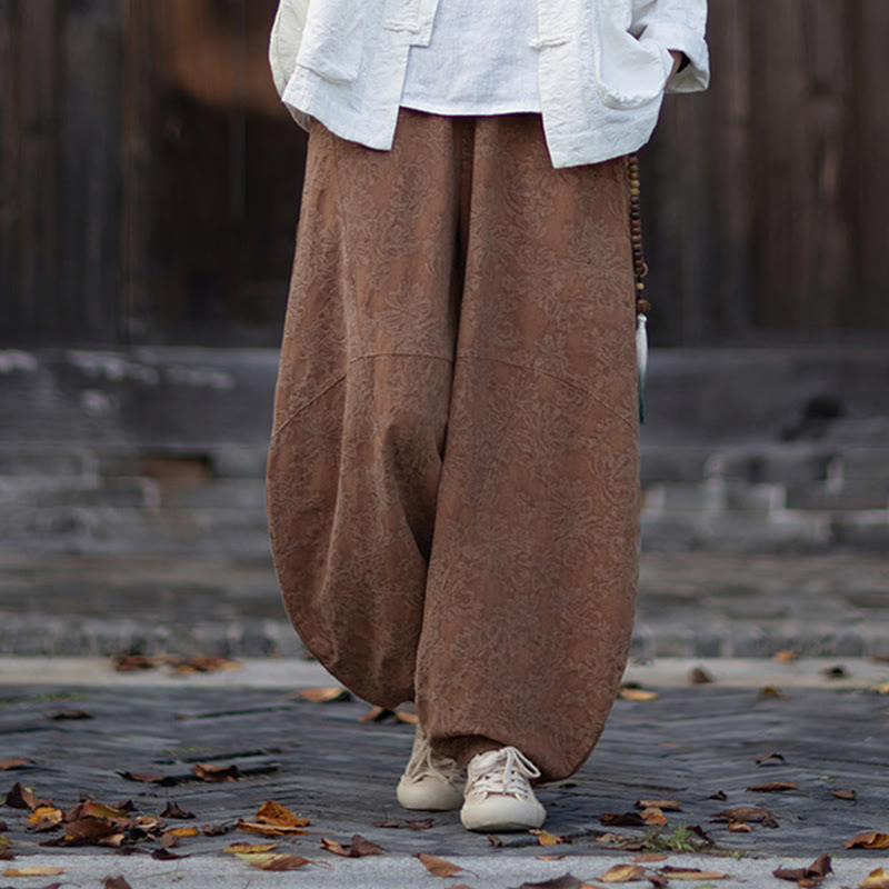 Buddha Stones秋 ジャカード レディース フロッグボタン 長袖シャツ パンツ コットンリネン 衣類 - image 41