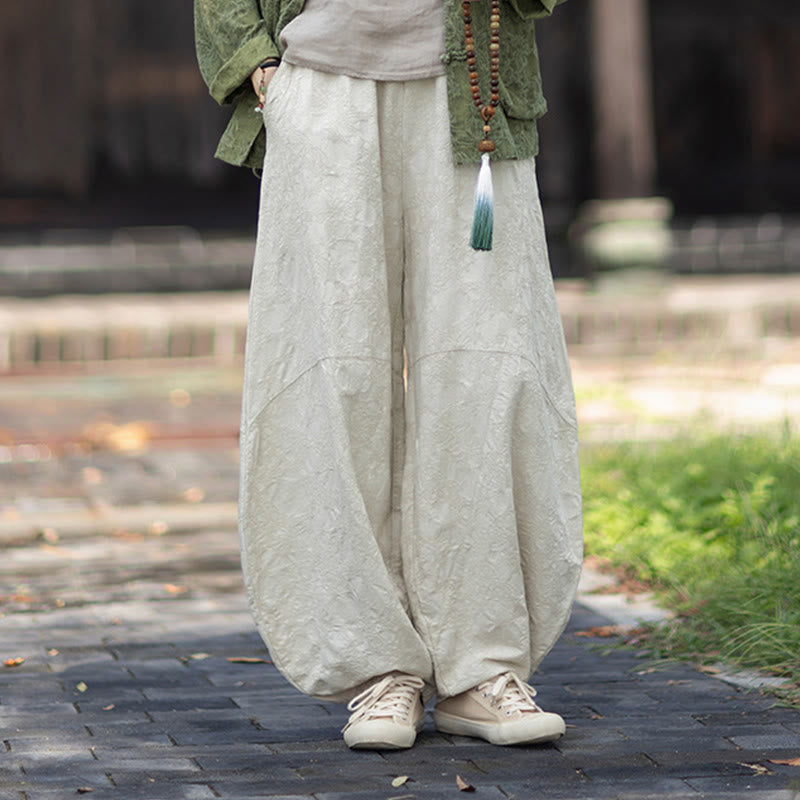 Buddha Stones秋 ジャカード レディース フロッグボタン 長袖シャツ パンツ コットンリネン 衣類 - image 34