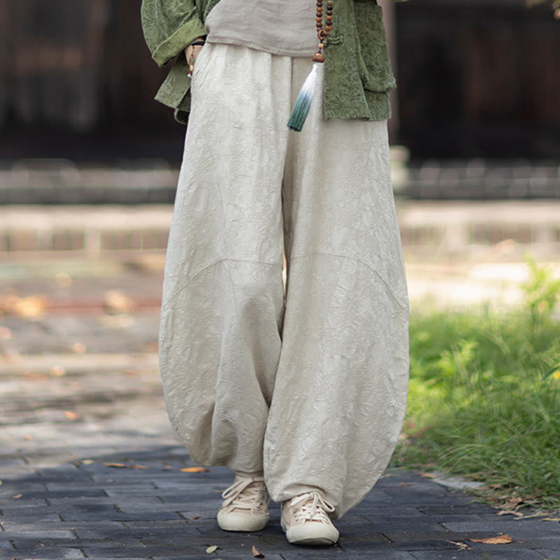 Buddha Stones秋 ジャカード レディース フロッグボタン 長袖シャツ パンツ コットンリネン 衣類 - image 33