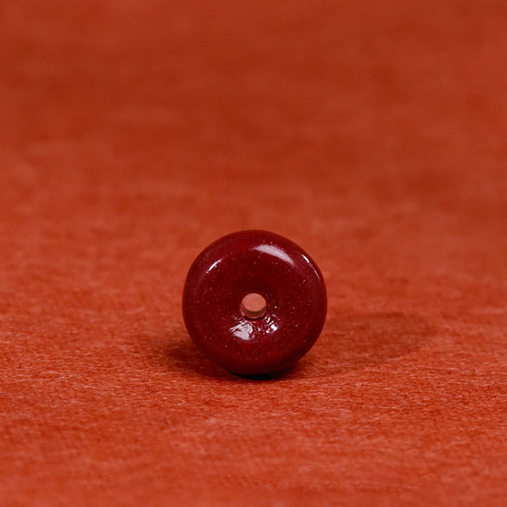 Buddha Stones辰砂平和のお守りチャームハンドメイド 紐 調節可能良縁祈願ブレスレット アンクレット - image 9