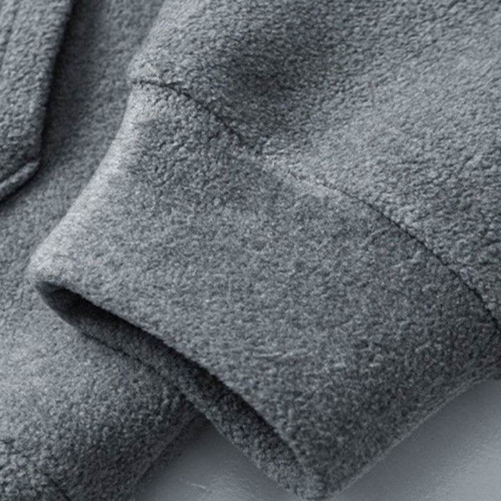 Buddha Stones秋冬 ジッパーデザイン フリース裏地 長袖 コットン メンズ パーカー - image 6