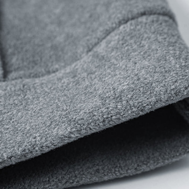 Buddha Stones秋冬 ジッパーデザイン フリース裏地 長袖 コットン メンズ パーカー - image 5