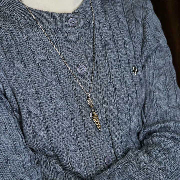 Buddha Stones金剛杵 ヴァジュラキラ 銅製 ヒーリング スピリチュアルパワー ネックレス ペンダント - image 5