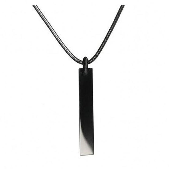 Buddha Stonesブラックオブシディアン ブルーサンドストーン 変容ネックレス ペンダント - image 4