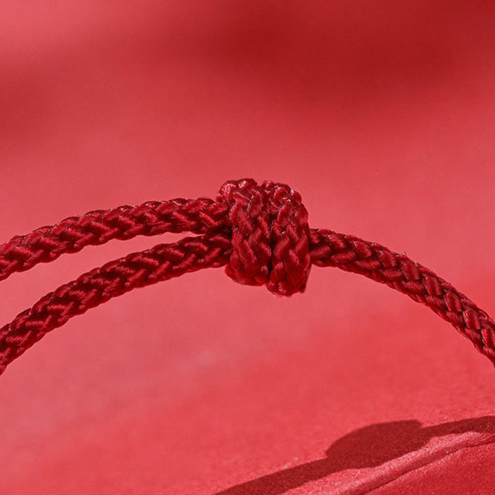 Buddha Stones999スターリングシルバー レッドアゲート 馬年豊かさブレスレット - image 13