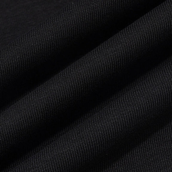 Buddha Stones秋冬ポロカラーボタンメンズスウェットシャツコットンプルオーバー - image 11