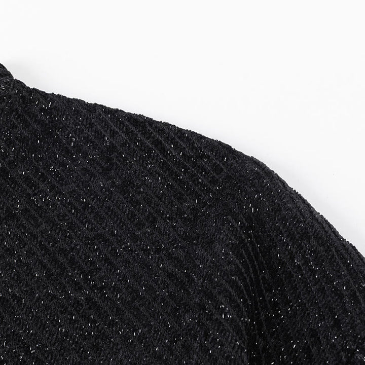 Buddha Stones秋 クルーネック ストライプ ボタン メンズ スウェットシャツ プルオーバー - image 6