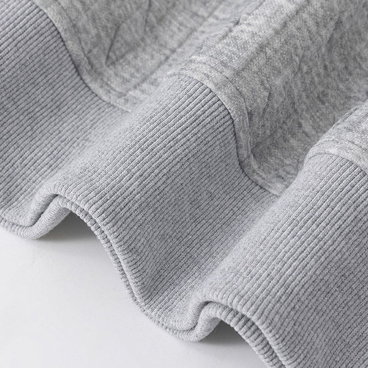 Buddha Stones秋冬 ボタン ツイストデザイン 長袖 メンズ パーカー - image 4