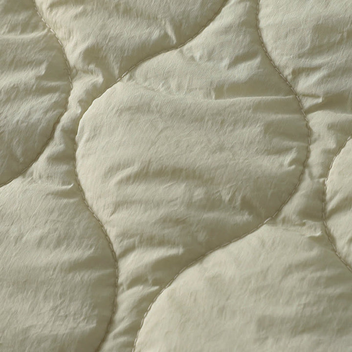 Buddha Stones冬 カーブライン 伸縮性ウエスト ドローストリング パッチワーク チェック柄 コットン サーマル レディース パンツ ポケット付き - image 13