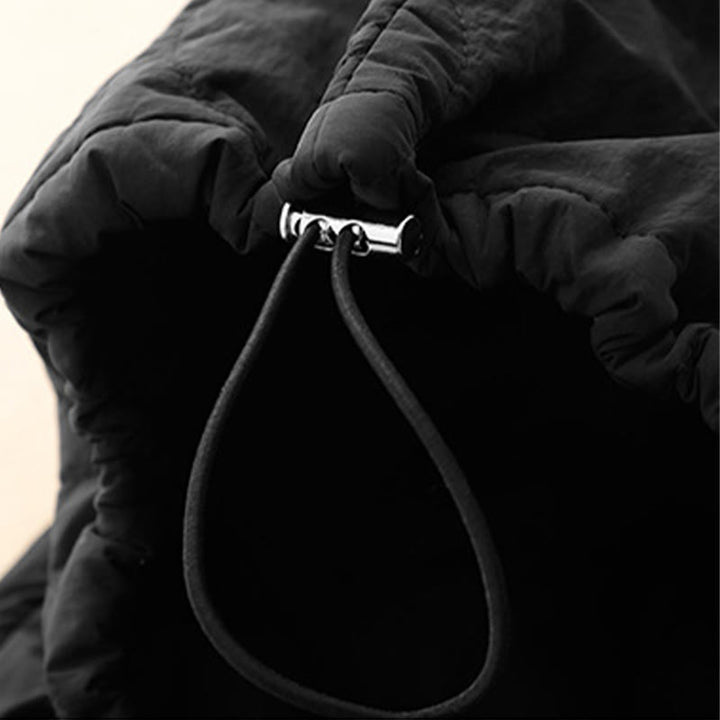 Buddha Stones冬用 カーブライン 伸縮性ウエスト ドローストリング コットン サーマル レディース パンツ ポケット付き - image 15