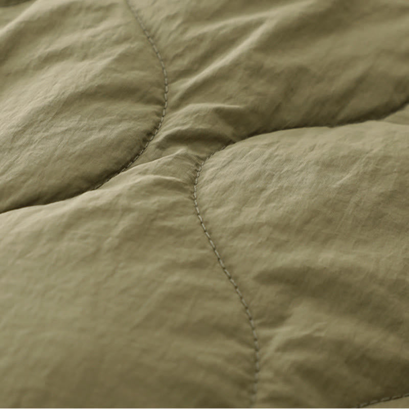 Buddha Stones冬用 カーブライン 伸縮性ウエスト ドローストリング コットン サーマル レディース パンツ ポケット付き - image 9