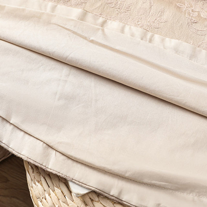 Buddha Stones秋 ジャカード フローラルプリント フロッグボタン スタンドカラー 長袖 レディース コットンシャツ - image 23