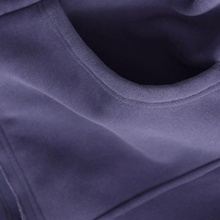 Buddha Stones冬用 無地 裏起毛 コットン 長袖 レディース パーカー ポケット付き - image 11