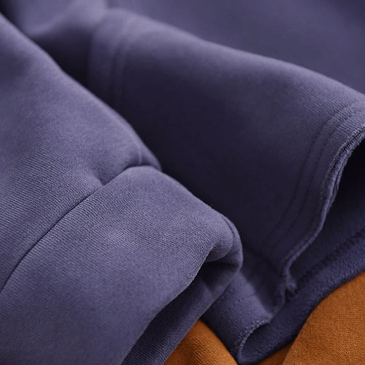 Buddha Stones冬用 無地 裏起毛 コットン 長袖 レディース パーカー ポケット付き - image 12