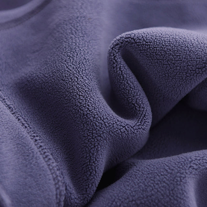 Buddha Stones冬用 無地 裏起毛 コットン 長袖 レディース パーカー ポケット付き - image 13