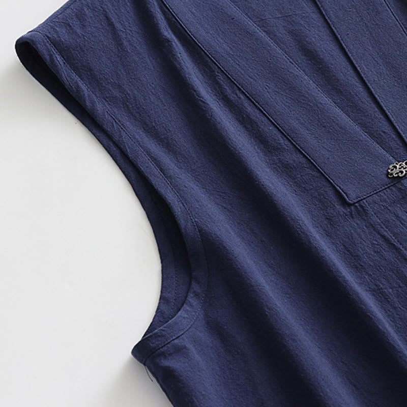 Buddha Stones2個 武当山太極拳儀式用 無地 長袖 メンズ 道教 ロングローブ 着物 ノースリーブ ベストスーツ - image 8