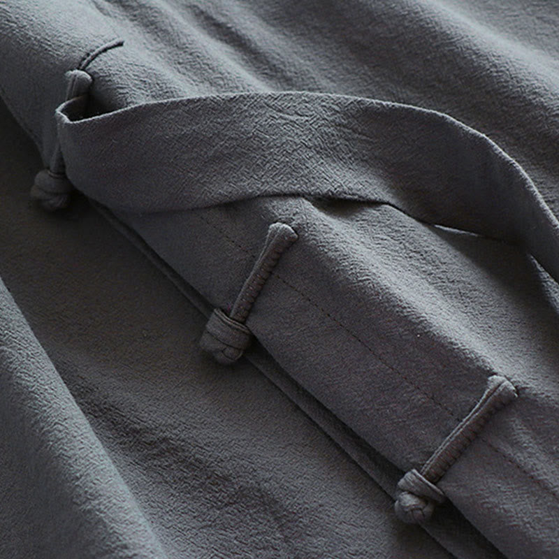 Buddha Stones当山伝統太極拳儀式用ロングワイドスリーブメンズ道教ロングローブ - image 8