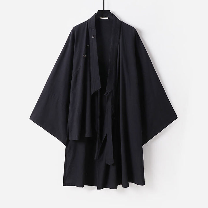 Buddha Stones当山伝統太極拳儀式用 七分袖 男性用道教ロングローブ - グレー - US/UK/AU54、 EU64 (9XL) - image 3