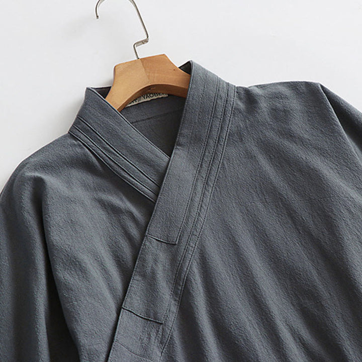 Buddha Stones当山伝統太極拳儀式用 七分袖 男性用道教ロングローブ - image 7