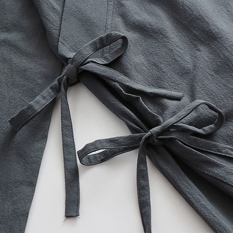 Buddha Stones当山伝統太極拳武術儀式用長袖メンズ道教ロングローブ - image 10